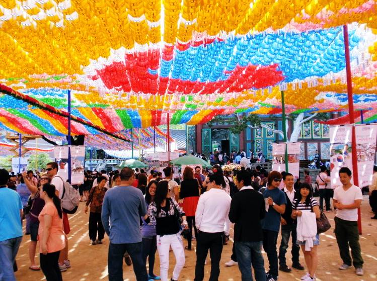 Hình ảnh lễ Phật đản tại Hàn Quốc