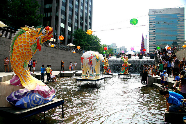 Hình ảnh lễ Phật đản tại Hàn Quốc