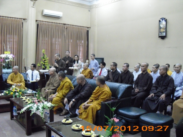 Phái đoàn Phật giáo - Bộ Tôn giáo - Nghi lễ vương quốc Camphuchia thăm hữu nghị chính thức tại TP. HCM