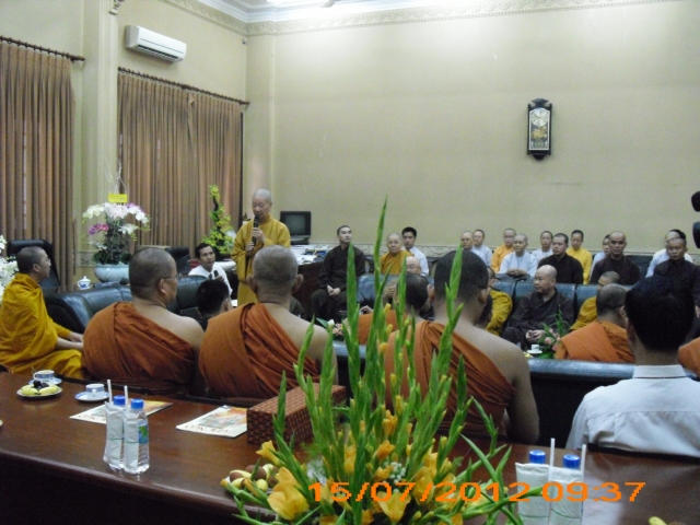 Phái đoàn Phật giáo - Bộ Tôn giáo - Nghi lễ vương quốc Camphuchia thăm hữu nghị chính thức tại TP. HCM
