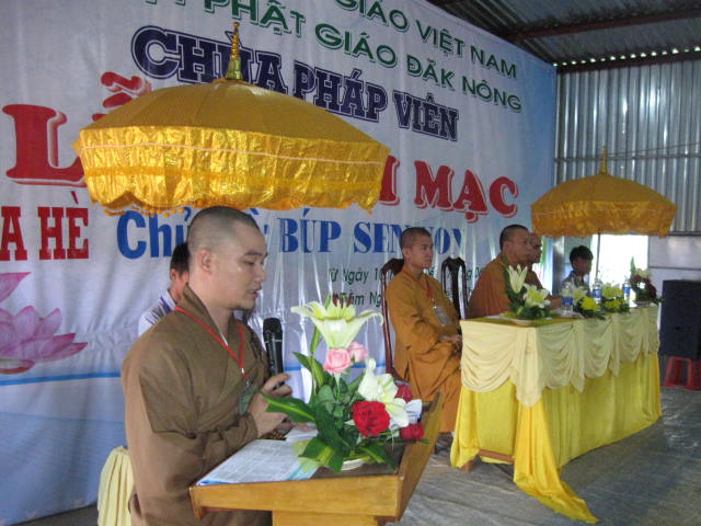 Đăk Nông: Chính thức khai mạc khóa tu mùa hè tại chùa Pháp Viên