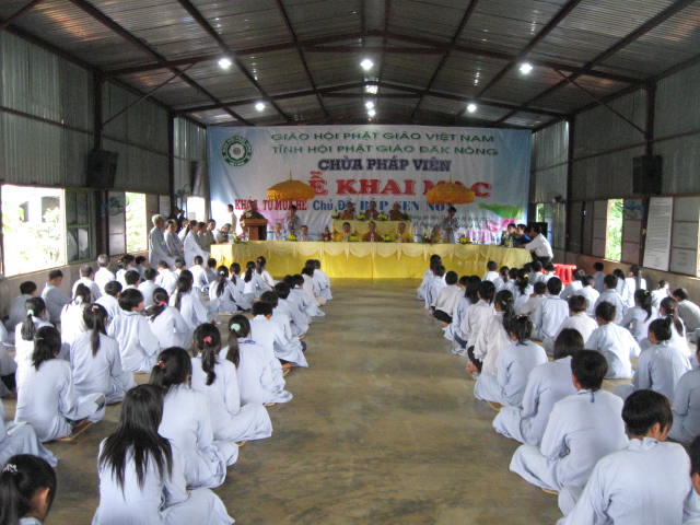 Đăk Nông: Chính thức khai mạc khóa tu mùa hè tại chùa Pháp Viên