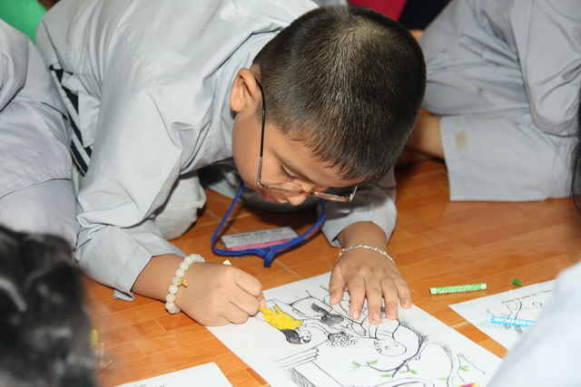 Đồng Nai: Chùm ảnh gameshow cuộc thi “Hồi trống pháp” và tô tranh với chủ đề: “Mái chùa con yêu”