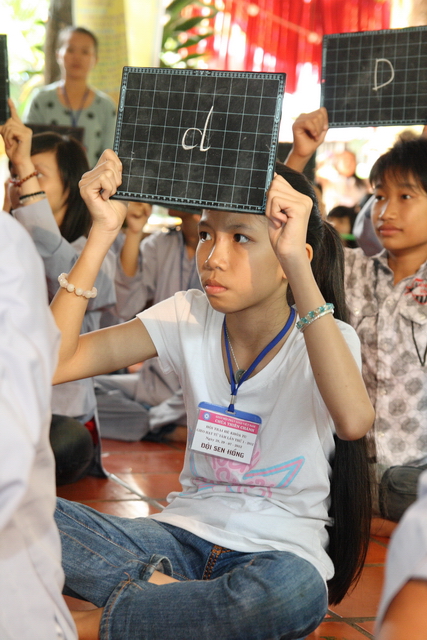 Đồng Nai: Chùm ảnh gameshow cuộc thi “Hồi trống pháp” và tô tranh với chủ đề: “Mái chùa con yêu”