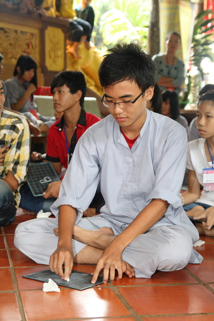 Đồng Nai: Chùm ảnh gameshow cuộc thi “Hồi trống pháp” và tô tranh với chủ đề: “Mái chùa con yêu”