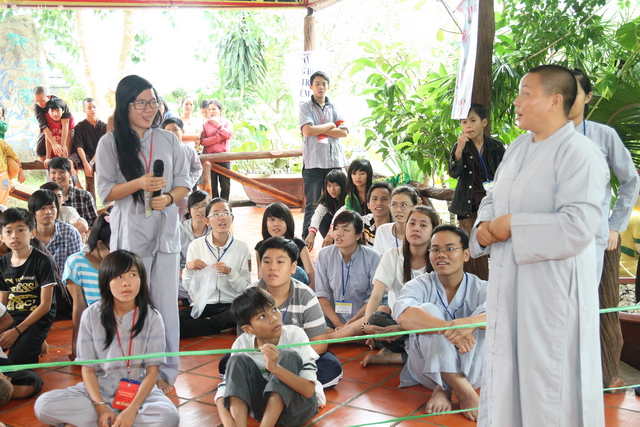 Đồng Nai: Chùm ảnh gameshow cuộc thi “Hồi trống pháp” và tô tranh với chủ đề: “Mái chùa con yêu”