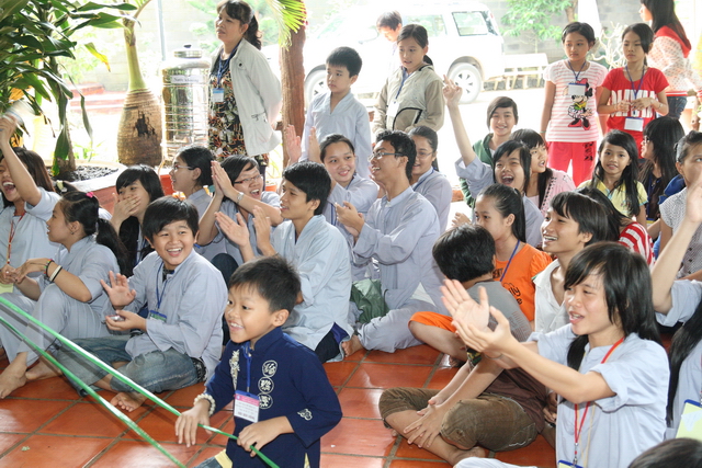 Đồng Nai: Chùm ảnh gameshow cuộc thi “Hồi trống pháp” và tô tranh với chủ đề: “Mái chùa con yêu”