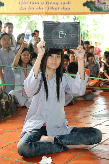 Đồng Nai: Chùm ảnh gameshow cuộc thi “Hồi trống pháp” và tô tranh với chủ đề: “Mái chùa con yêu”