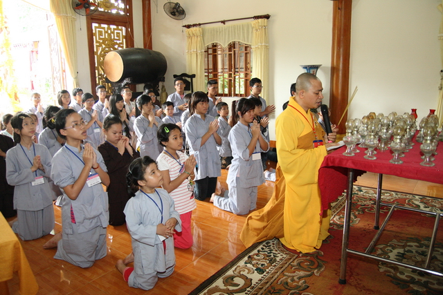 Đồng Nai: Chùm ảnh gameshow cuộc thi “Hồi trống pháp” và tô tranh với chủ đề: “Mái chùa con yêu”