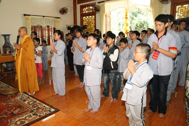 Đồng Nai: Chùm ảnh gameshow cuộc thi “Hồi trống pháp” và tô tranh với chủ đề: “Mái chùa con yêu”