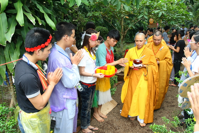 Đồng Nai: Mãi nhớ phiên chợ quê hương tại khóa tu mùa hè “Gieo hạt từ tâm” chùa Thiên Chánh