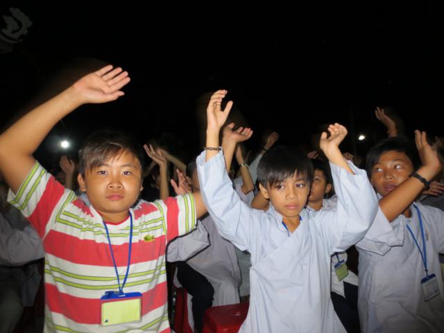 Long An: Hân hoan đón chào đêm khai mạc khóa tu mùa hè lần thứ nhất tại chùa Khánh Ninh