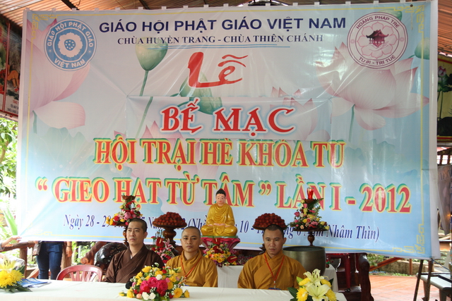 Đồng Nai: Kết thúc khóa tu mùa hè “Gieo hạt từ tâm” – chùa Thiên Chánh
