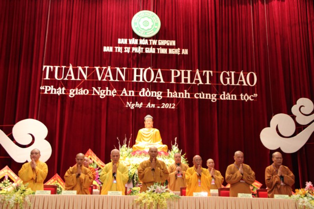 Nghệ An: Khai mạc “Tuần văn hóa Phật giáo”