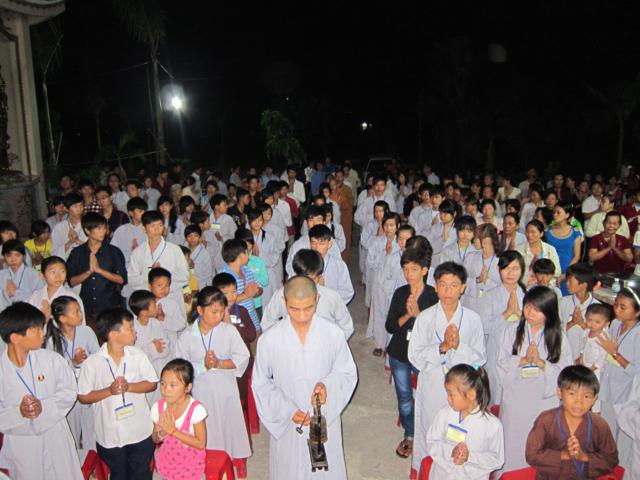 Long An: Hân hoan đón chào đêm khai mạc khóa tu mùa hè lần thứ nhất tại chùa Khánh Ninh