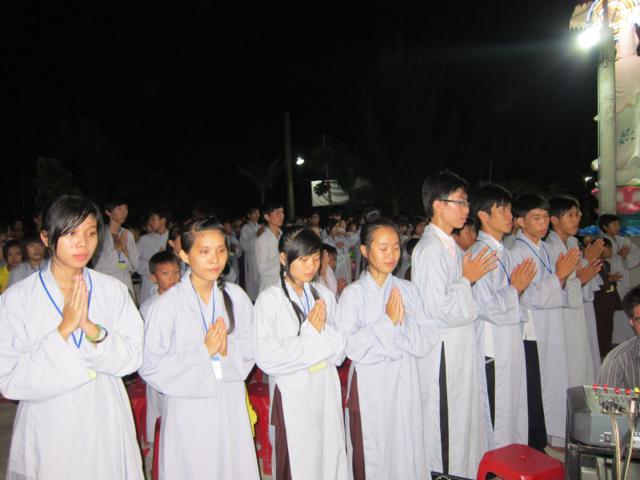 Long An: Hân hoan đón chào đêm khai mạc khóa tu mùa hè lần thứ nhất tại chùa Khánh Ninh