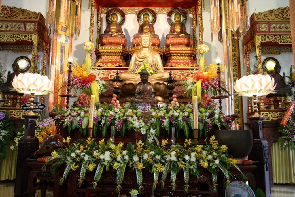 Chùm ảnh: Các đoàn viếng tang lễ HT. Thích Minh Châu - Chiều 03/09/2012