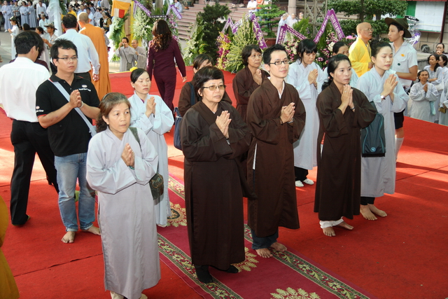 Chùm ảnh: Các đoàn viếng tang lễ HT. Thích Minh Châu - Chiều 03/09/2012