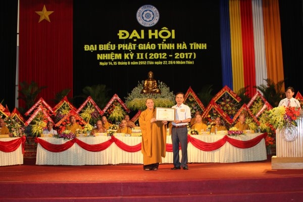 Chính thức khai mạc Đại hội đại biểu Phật giáo Hà Tĩnh nhiệm kỳ II (2012 - 2017)