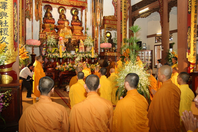 Chùm ảnh: Các đoàn viếng tang lễ HT. Thích Minh Châu - Sáng 07/09/2012