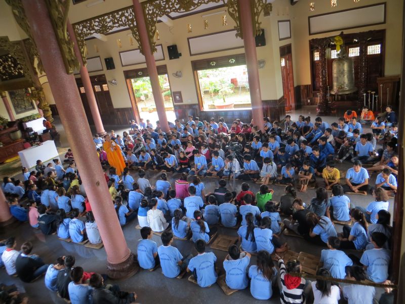Khóa tu Thiện Tài Đồng Tử III: buổi pháp thoại sôi nổi và ý nghĩa của ĐĐ. Thích Đạo Quang