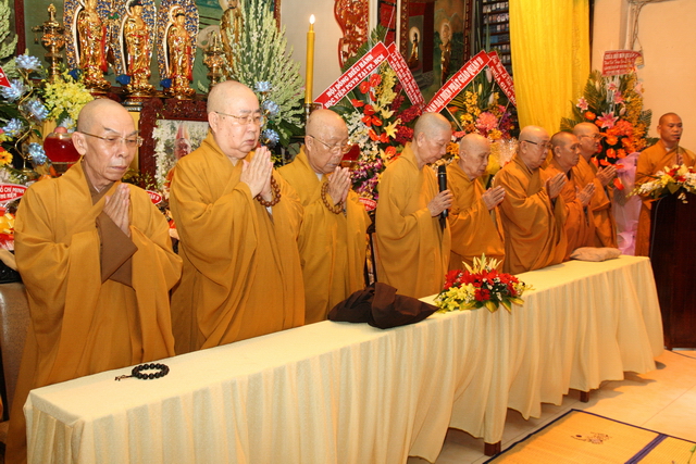 TP. HCM: Lễ đặt đá đại trùng tu chùa Giác Ngộ và lễ húy kỵ lần thứ 20 của cố hòa thượng viện chủ thượng Thiện hạ Huệ