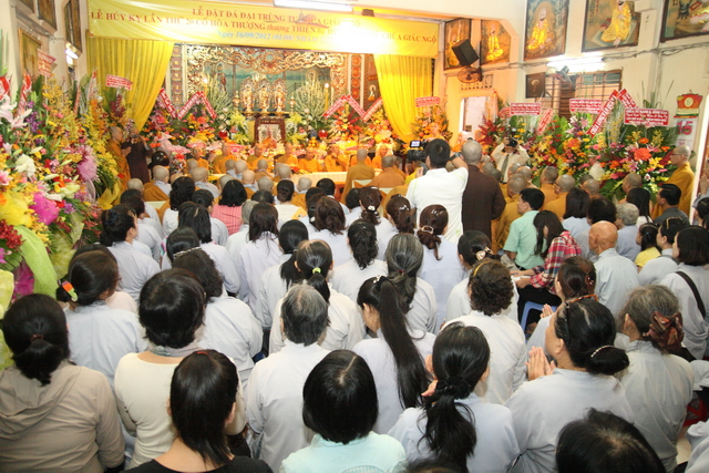 TP. HCM: Lễ đặt đá đại trùng tu chùa Giác Ngộ và lễ húy kỵ lần thứ 20 của cố hòa thượng viện chủ thượng Thiện hạ Huệ
