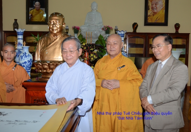 Quyển thư pháp Bát Nhã Tâm Kinh lớn nhất (Vượt kỷ lục Việt Nam)