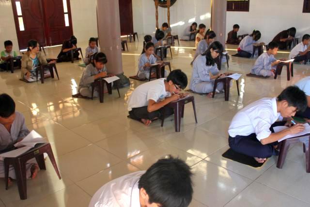 Long An: Thi giáo lý và Lễ tri ân những bậc thầy