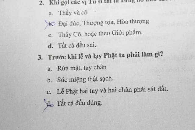 Long An: Thi giáo lý và Lễ tri ân những bậc thầy