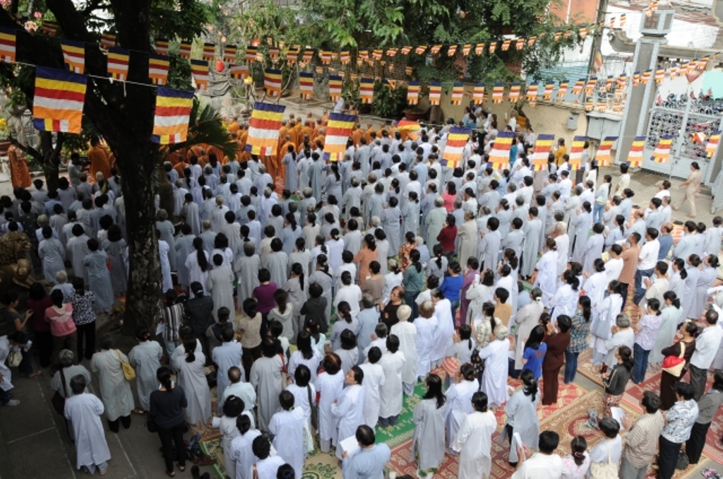 TP. HCM: Tịnh xá Trung Tâm đã tổ chức trọng thể lễ lạc thành Bảo tượng Bồ tát Quán Thế Âm