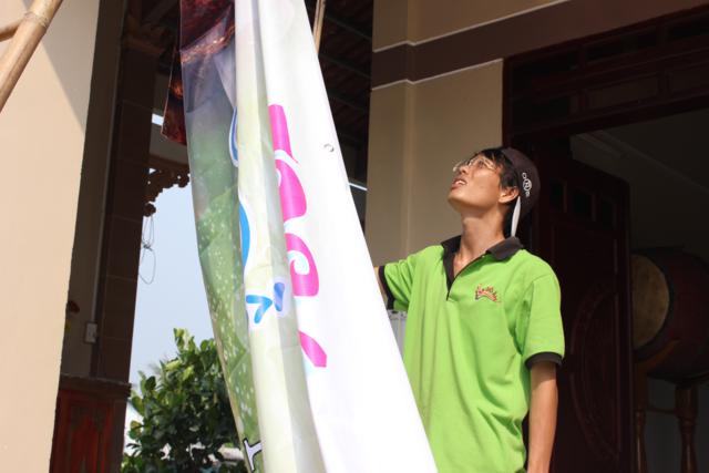 Long An: Chùa Khánh Ninh - Không khí chuẩn bị khoá tu mùa đông