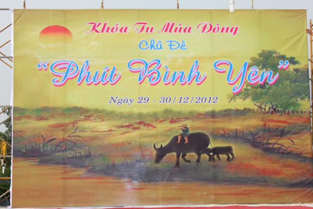 Long An: Chùa Khánh Ninh - Không khí chuẩn bị khoá tu mùa đông