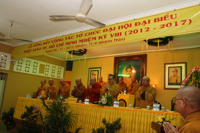 TP.HCM: Lễ tổng kết Đại hội Đại biểu Phật giáo TP.HCM và ra mắt nhân sự 10 ban ngành THPG nhiệm kỳ VIII (2012 – 2017)