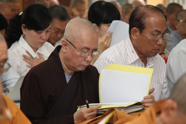 TP.HCM: Lễ tổng kết Đại hội Đại biểu Phật giáo TP.HCM và ra mắt nhân sự 10 ban ngành THPG nhiệm kỳ VIII (2012 – 2017)