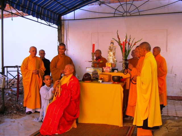 Khánh Hòa: Lễ đặt đá đại trùng tu chùa Nghĩa Quang