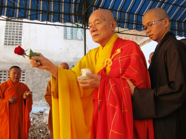 Khánh Hòa: Lễ đặt đá đại trùng tu chùa Nghĩa Quang