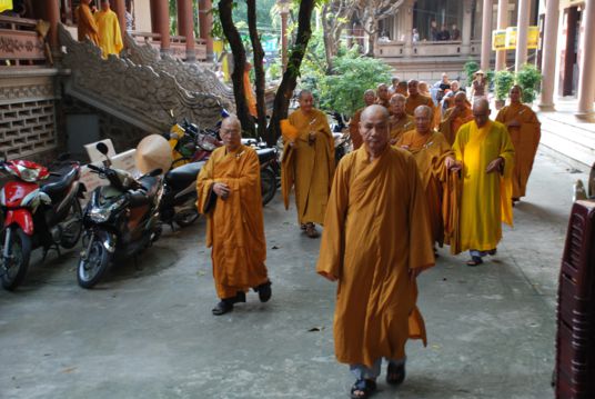 Trung Ương GHPGVN và Phu nhân Chủ tịch nước CHXHCNVN lễ viếng Chung thất Cố Trưởng Lão HT. Thích Minh Châu