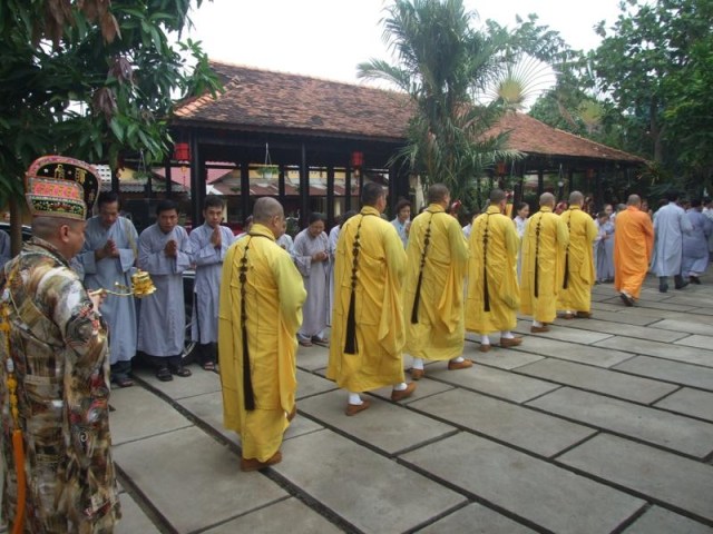 Lễ an vị Phật Niết-bàn tại chùa Long Vân