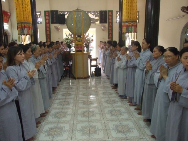 Lễ an vị Phật Niết-bàn tại chùa Long Vân