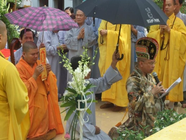Lễ an vị Phật Niết-bàn tại chùa Long Vân