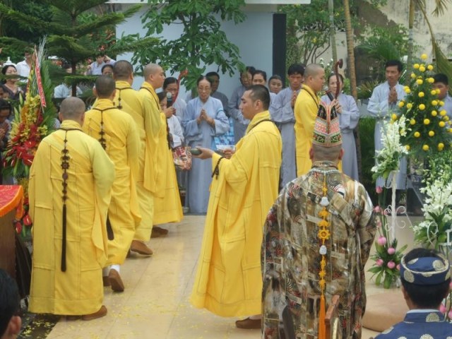 Lễ an vị Phật Niết-bàn tại chùa Long Vân