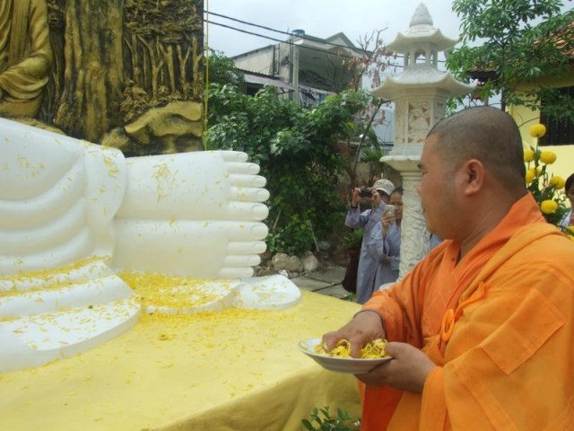 Lễ an vị Phật Niết-bàn tại chùa Long Vân