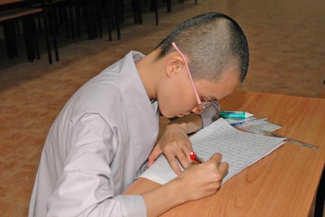 Trường Trung Cấp Phật Học TP. HCM tổ chức kỳ thi học kỳ 1 - 2 (khóa VII và VIII)