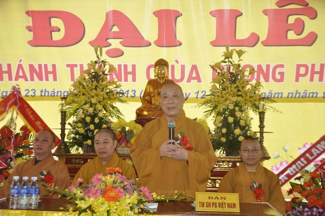Hà Tĩnh: Long trọng tổ chức Đại lễ lạc thành, an vị tượng Phật tại chùa Phong Phạn