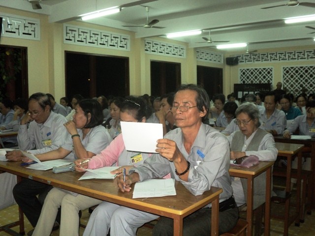 Khánh Hòa: Thi Kết thúc chương trình ba năm học Phật Pháp căn bản