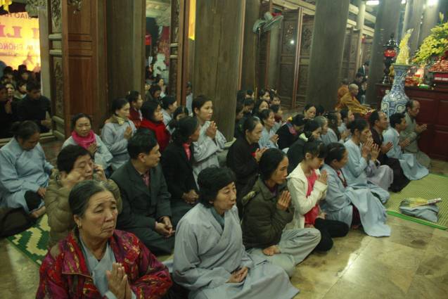 Hà Tĩnh: Long trọng tổ chức Đại lễ lạc thành, an vị tượng Phật tại chùa Phong Phạn