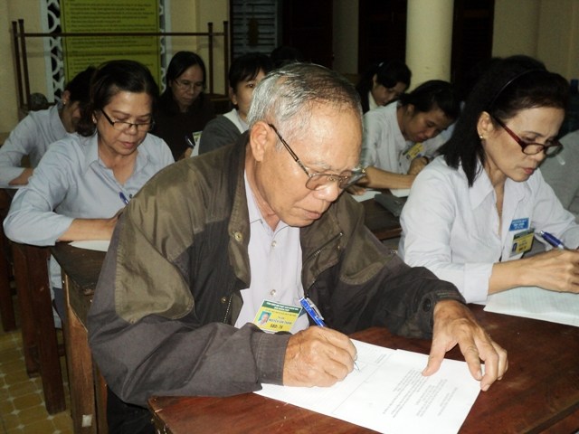 Khánh Hòa: Thi Kết thúc chương trình ba năm học Phật Pháp căn bản