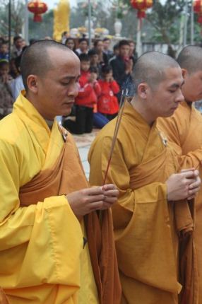 Hà Tĩnh: Lễ &quot;cầu&quot; được an tại ngôi chùa Tịnh Pháp