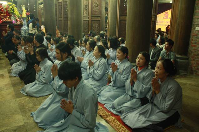 Hà Tĩnh: Long trọng tổ chức Đại lễ lạc thành, an vị tượng Phật tại chùa Phong Phạn